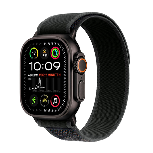 Watch Apple Watch Ultra 2 (2024) LTE 49mm Black Titanium Case with Trail Loop S/M - Black