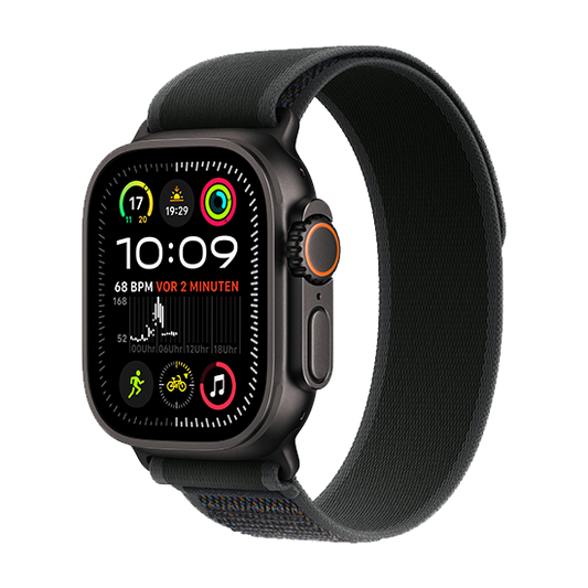 Watch Apple Watch Ultra 2 (2024) LTE 49mm Black Titanium Case with Trail Loop S/M - Black