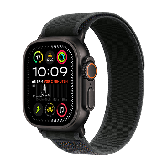 Watch Apple Watch Ultra 2 LTE (2024) 49mm Black Titanium Case with Trail Loop M/L - Black