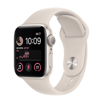 Watch Apple Watch SE2 (2024) GPS 44mm Starlight Aluminium Case with Sport Band M/L - Starlight