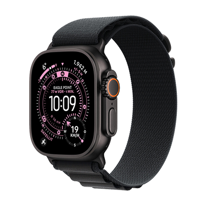 Watch Apple Watch Ultra 3 (2025) 5G 49mm Black Titanium Case with Alpine Loop S - Black