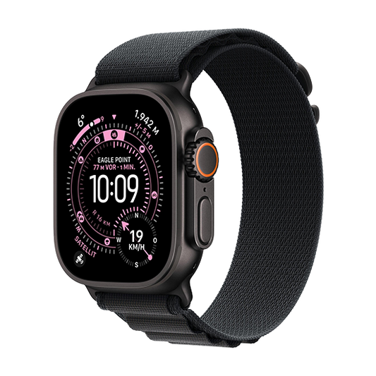 Watch Apple Watch Ultra 3 (2025) 5G 49mm Black Titanium Case with Alpine Loop S - Black