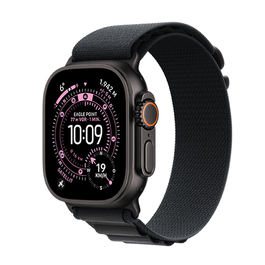 Watch Apple Watch Ultra 3 (2025) 5G 49mm Black Titanium Case with Alpine Loop M - Black
