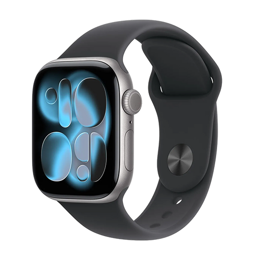 Watch Apple Watch Series 11 (2025) GPS 42mm Space Grey Aluminium Case with Sport Band M/L - Black