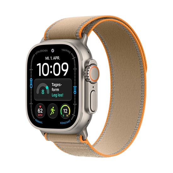 Watch Apple Watch Ultra 4 (2026) 5G 49mm  Natural Titanium Case with Sand Trail Loop M/L - Sand
