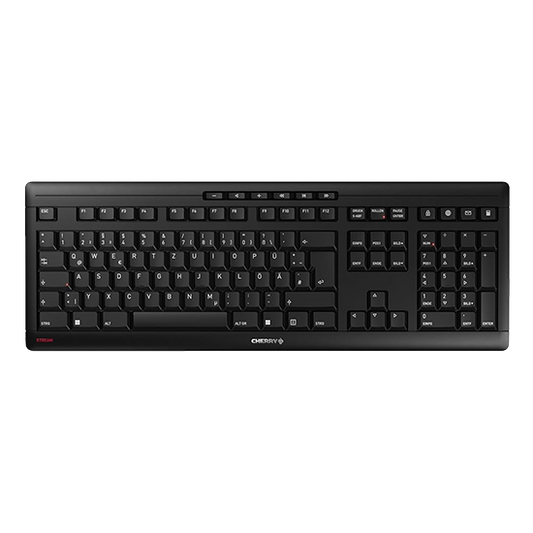 Cherry Stream Keyboard Wireless QWERTZ - Black