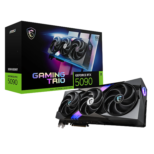 VGA MSI GeForce RTX 5090 Gaming Trio OC - Black RGB