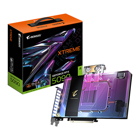 VGA Gigabyte AORUS GeForce RTX 5090 XTREME WATERFORCE 32GB