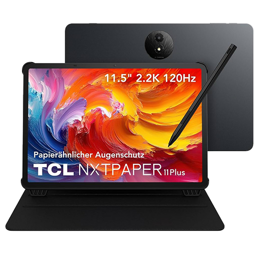 TCL NxtPaper 11 Plus 11.5 WiFi 8GB RAM 256GB Flip Case + T-Pen - Grey
