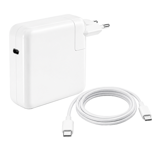 JLC 96W USB-C Adapter + Cable (Bulk) - White