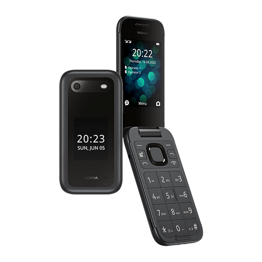 Nokia 2660 Flip Dual Sim 4GB - Black