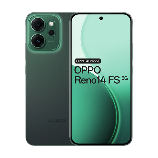 Oppo Reno14 FS 5G Dual Sim 12GB RAM 512GB - Luminous Green