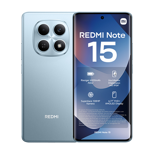 Xiaomi Redmi Note 15 4G Dual Sim 6GB RAM 128GB - Blue