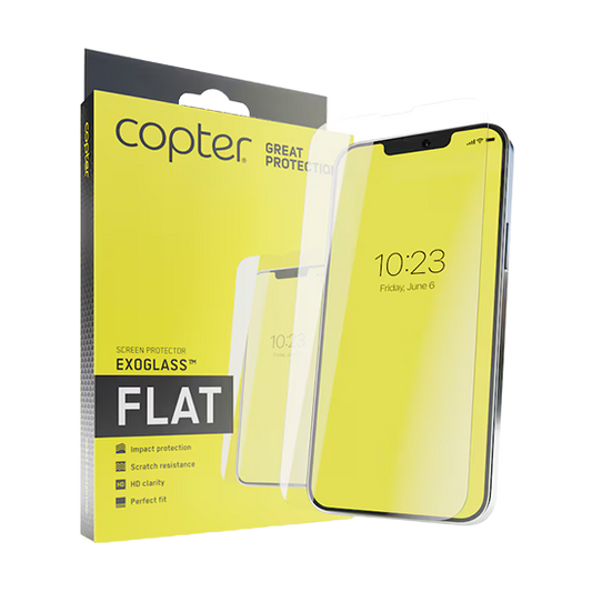 Copter Sweden Screen Protector Exoglass Flat for iPhone 15 / 15 Pro / 16