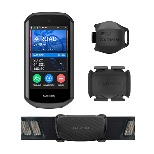 Garmin Edge 1050 3.5 GPS Bundle - Black