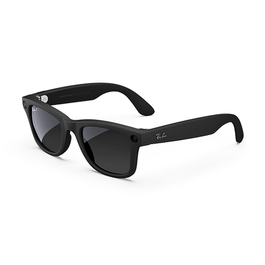 Ray-Ban Meta Wayfarer Gen1 AI Glasses - Matte Black/Graphite