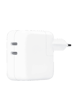 Apple 35W Dual USB-C Port Power Adapter White