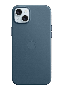 Apple FineWoven Case with MagSafe Pacific Blue, for iPhone 15 Plus, MT4D3ZM/A