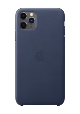 Apple Leather Case Midnight Blue, for iPhone 11 Pro Max, MX0G2ZM/A