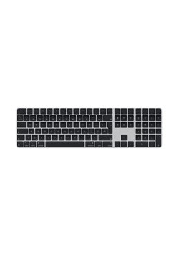 Apple Magic Keyboard with Touch ID and Numeric Keypad Black, fr Mac Modelle mit Apple Chip  Deutsch  Schwarze Tasten
