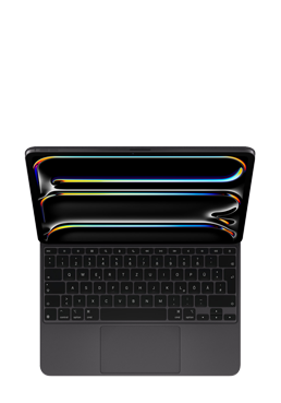 Apple Magic Keyboard Black, fr Apple iPad Pro 13 (M4), Deutsch, MWR53D/A, Qwertz