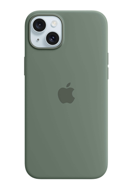 Apple Silicone Case with MagSafe Cypress, for iPhone 15 Plus, MT183ZM/A