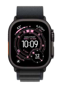 Apple Watch Ultra 3 GPS + Cellular Black Titanium, Black Alpine Loop Large, MF0X4QF/A, 49 mm