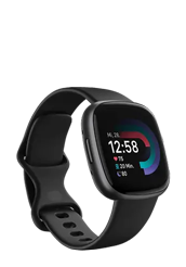 FitBit Versa 4 Fitnesstracker mit Armband Black, FB523BKBK