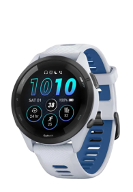 Garmin Forerunner 265 Smartwatch Whitestone / Darkblue, 46mm, 010-02810-11