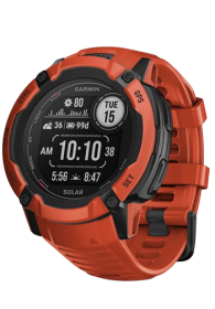 Garmin Instinct 2X Solar Smartwatch Flame Red, 50mm