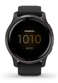 Garmin VENU 2 GPS-Fitness-Smartwatch Black - Slate Grey, 010-02430-11