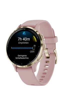 Garmin VENU 3S GPS-Fitness-Smartwatch Soft Gold - Dust Rose, SmartWatch, 010-02785-03