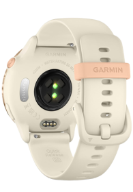 Garmin Vivoactive 6 Smartwatch Bone / Pink Dawn Metallic, 42mm, 010-02985-05