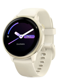 Garmin Vivoactive 6 Smartwatch Bone / Lunargold Aluminium, 42mm, 010-02985-01