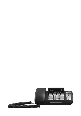 Gigaset Schnurgebundes Telefon mit schnurloses Telefon Black, DL780 Plus, S30350-H220-B101