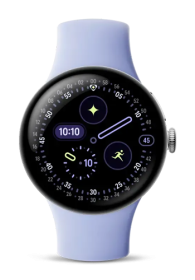 Google Pixel Watch 4 LTE 41mm Polished Silver / Iris, GA10839-EU