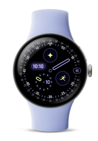 Google Pixel Watch 4 WiFi 41mm Polished Silver / Iris, GA06002-EU