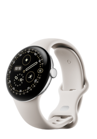 Google Pixel Watch 4 WiFi 45mm Polished Silver / Porcelain, GA09308-EU