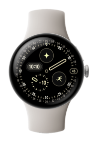 Google Pixel Watch 4 WiFi 45mm Polished Silver / Porcelain, GA09308-EU