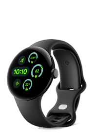 Google Pixel Watch 4 WiFi 45mm Matte Black / Obsidian, GA09308-EU