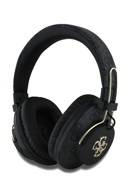 GUESS Wireless Bluetooth Headset 4G Metal Logo Black, GUBHS72P4FC4MK, Universal