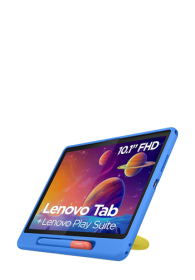 Lenovo Tab 10,1" FHD TB311FU +  blauer Kids Bumper 128GB, 4GB RAM, Luna Grey