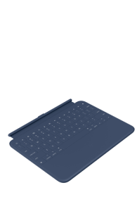Logitech Rugged Combo 4 Case mit integrierter Tastatur Classic Blue, fr Apple iPad 11" (A16) / iPad 10,9" (10. Gen)