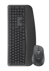 Logitech Signature Comfort Plus Combo MK880, Wireless keyboard and mouse set Black, 920-014024, Qwertz