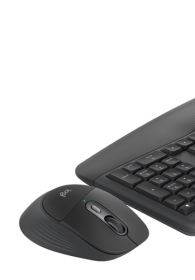 Logitech Signature Comfort Plus Combo MK880, Wireless keyboard and mouse set Black, 920-014024, Qwertz