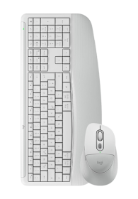 Logitech Signature Comfort Plus Combo MK880, Wireless keyboard and mouse set White, 920-014025, Qwertz