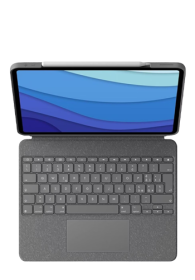 Logitech Wireless Combo Touch Keyboard - Quertz Oxford Grey, fr Apple iPad Pro 11" ( 1st, 2nd, 3rd Gen. )