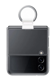 Samsung Clear Cover mit Ring Transparent, fr das Galaxy Z Flip4, EF-OF721CTEGWW