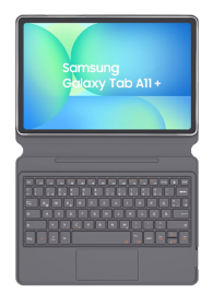Samsung DK Slim BT Keyboard Cover with TouchPad Black, fr Galaxy Tab A11+, GP-FCX236RLFBO