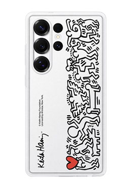 Samsung Flipsuit Case Keith Haring White, fr Samsung Galaxy S25 Ultra, EF-MS938CWEGWW
